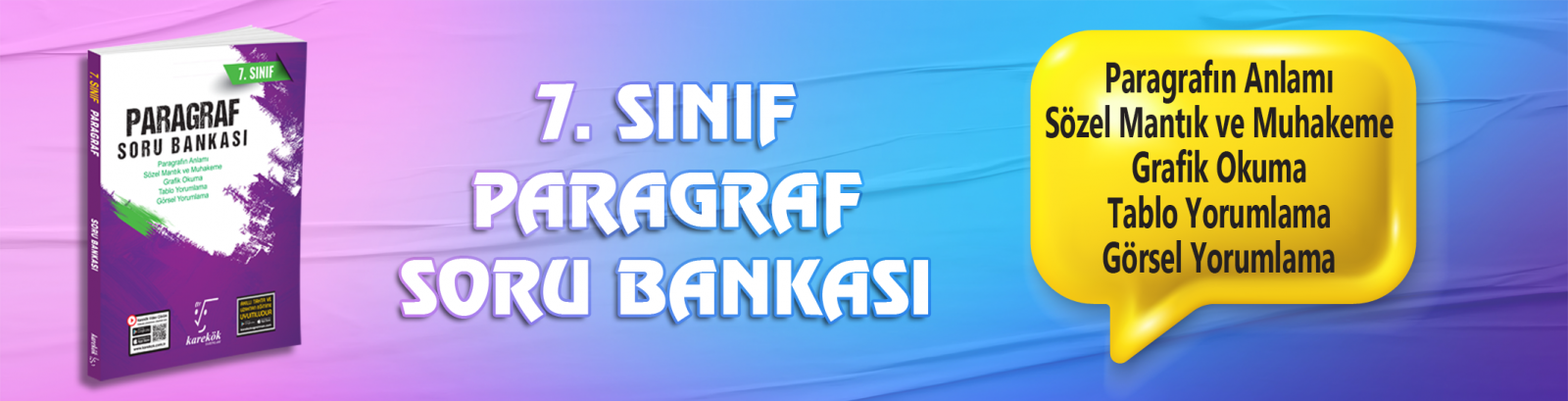 7 SINIF PARAFRAF SORU BANKASI