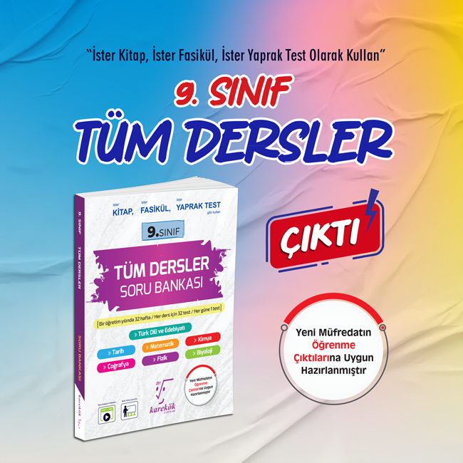 9. Sınıf Tüm Dersler SB